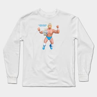 LeJeNdary Wrestling Figures Podcast Ripped Long Sleeve T-Shirt